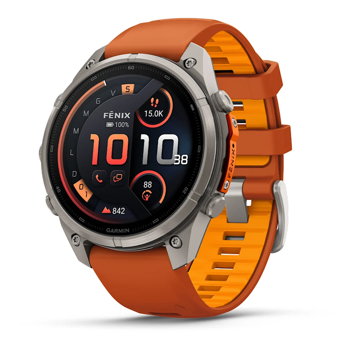 Garmin Fenix 9 Pro 47 mm inReach - Gris Naranja