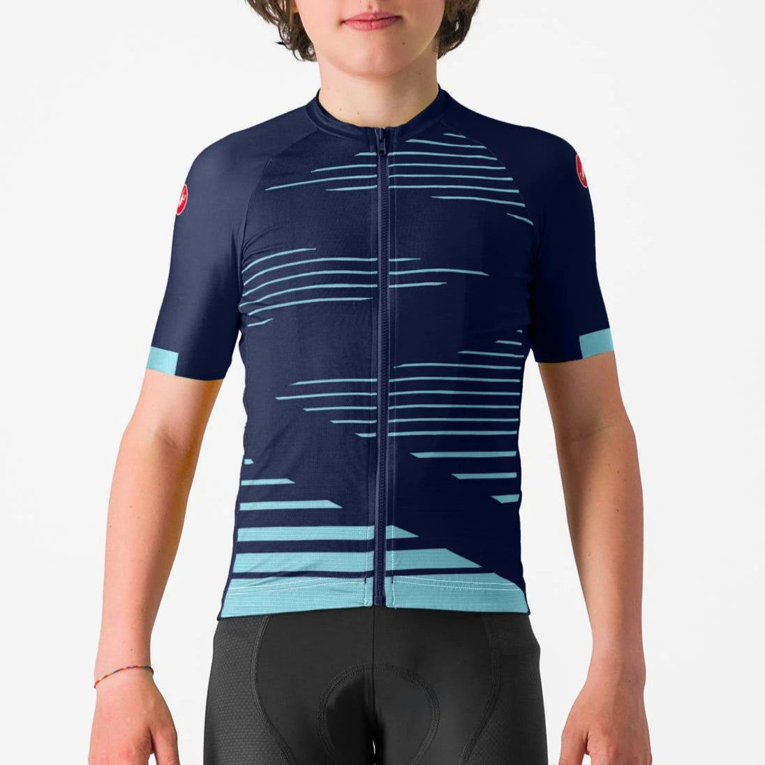Maglia bambino Castelli Aero - Blu - N
