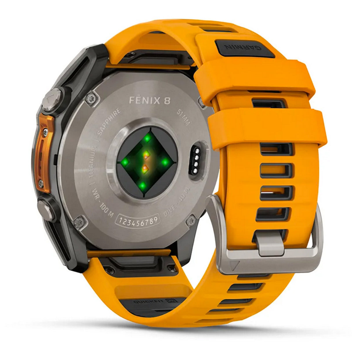 Garmin Fenix 8 51 mm AMOLED - Arancio - C