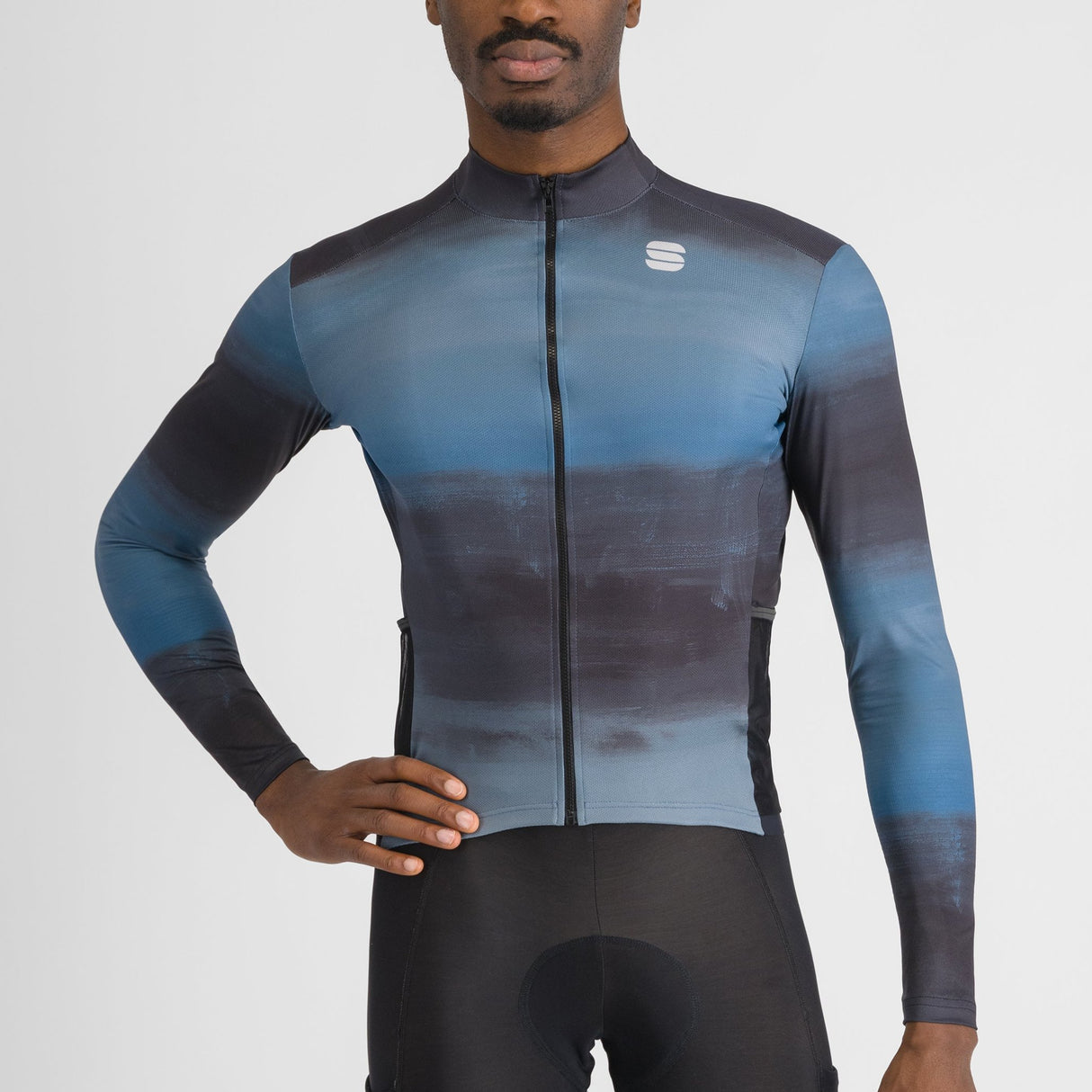 Maglia maniche lunghe Sportful Flow Supergiara - Azzurro - C