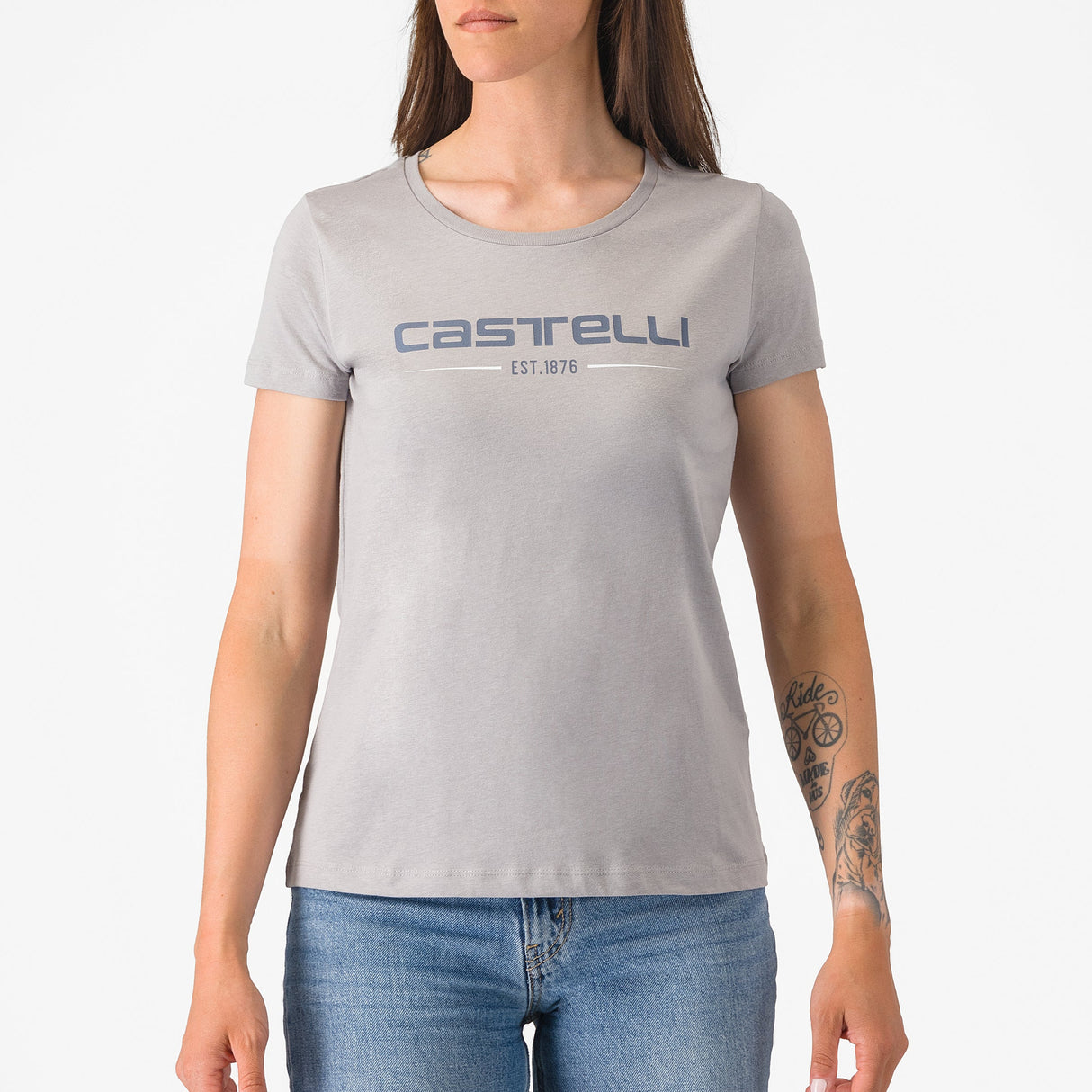 T-Shirt donna Castelli '76 - Grigio - O