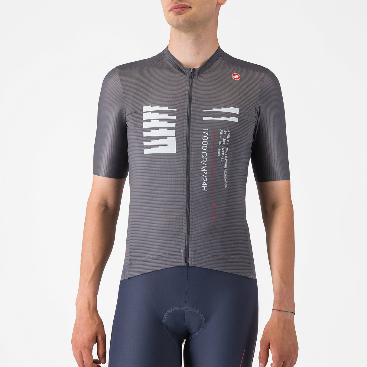 Maglia Castelli Espresso R-A/D - Grigio - G