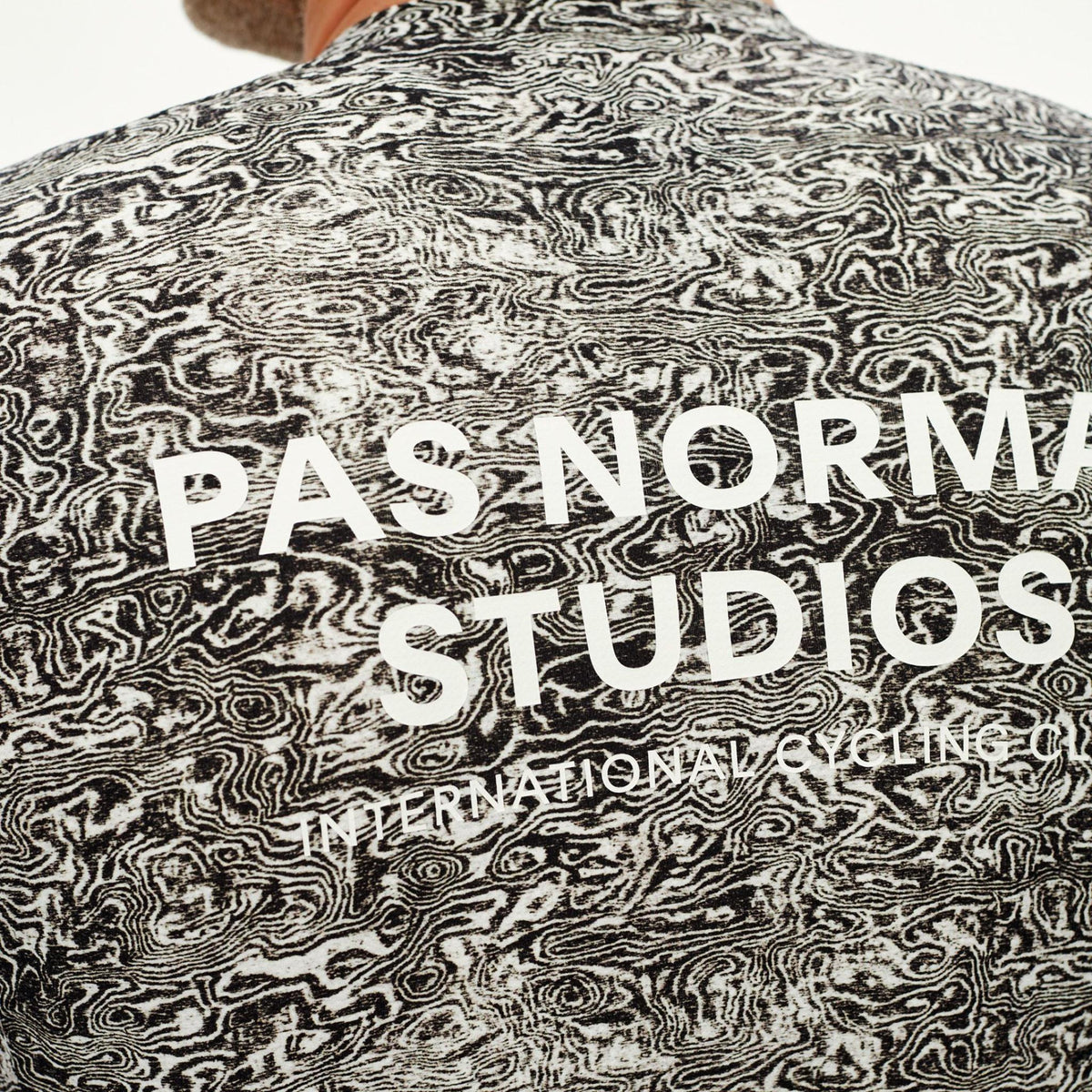 Maillot Pas Normal Studios Essential Light AOP Grain - Blanco roto