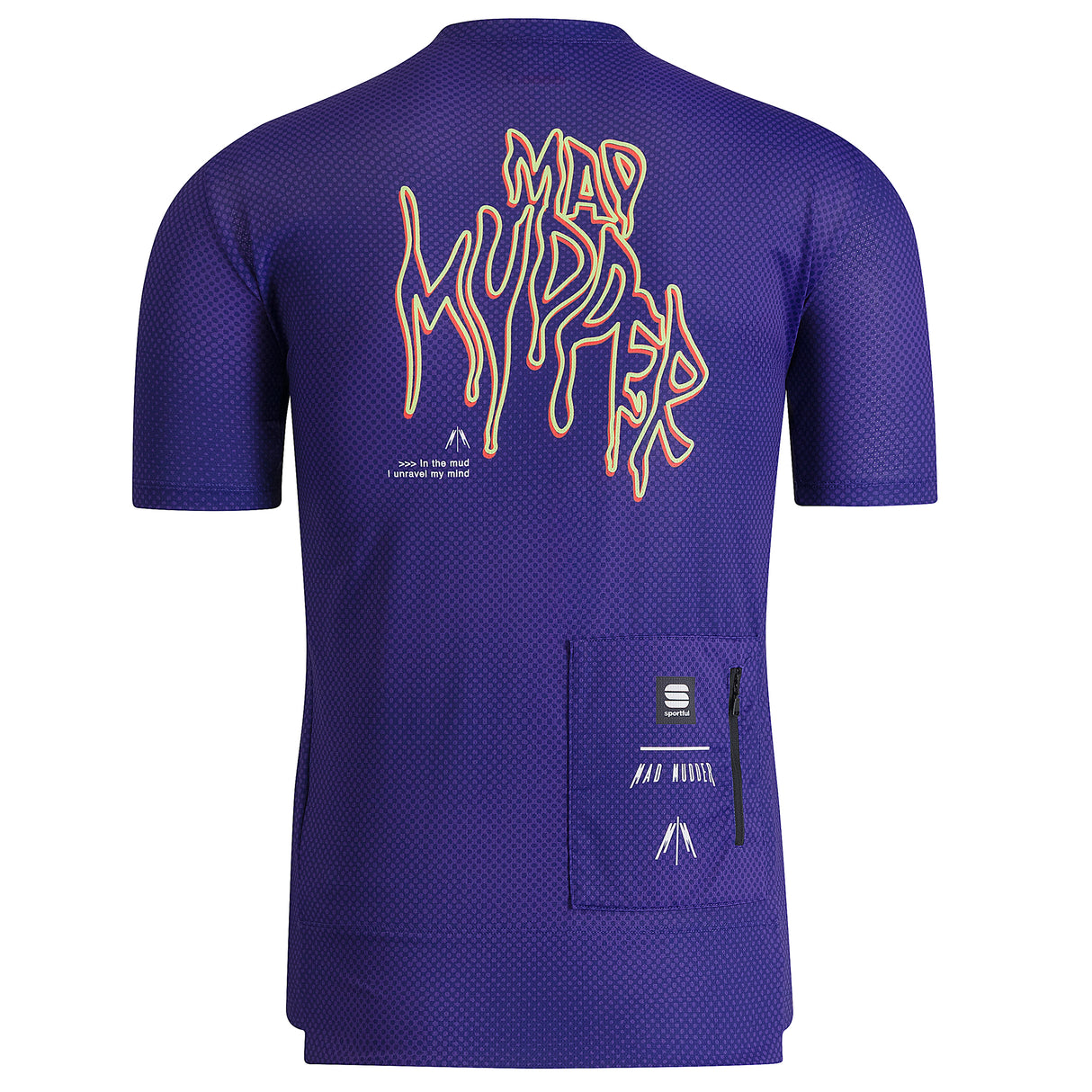 Maglia Sportful Supergiara Tee Mad Mudder - Viola - I