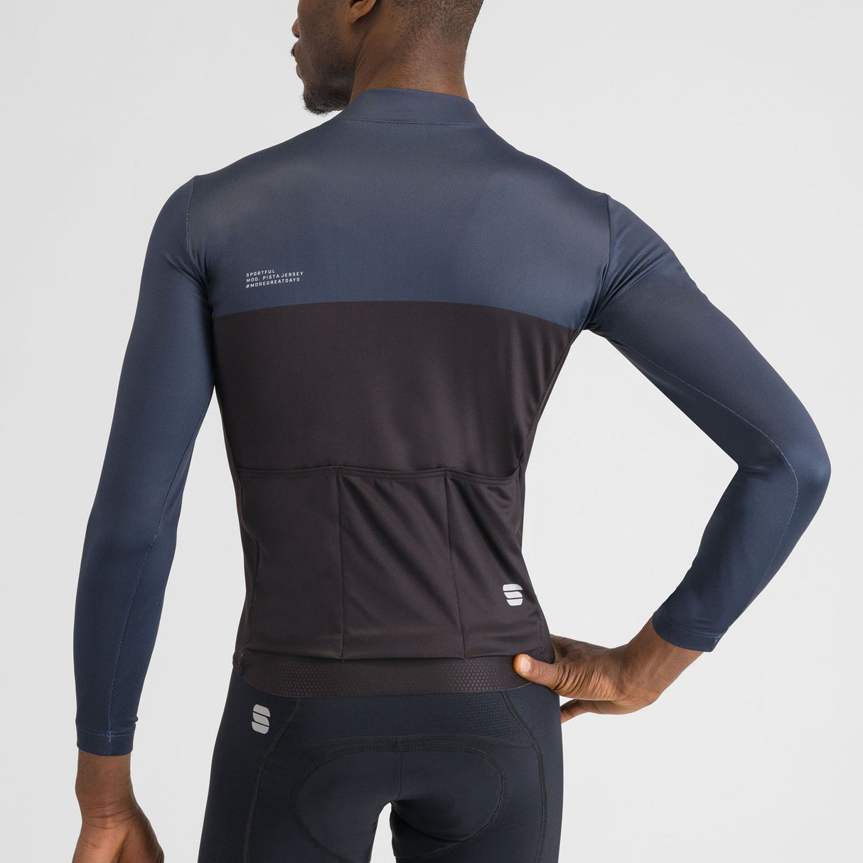 Maglia maniche lunghe Sportful Pista - Nero blu - G
