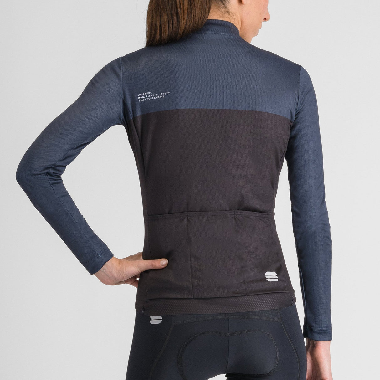 Maglia maniche lunghe donna Sportful Pista - Nero - B
