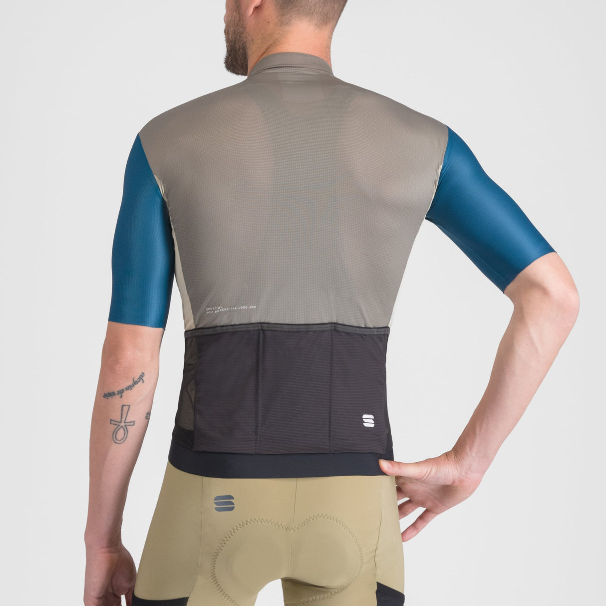 Maglia Sportful Supergiara Logo - Grigio - P