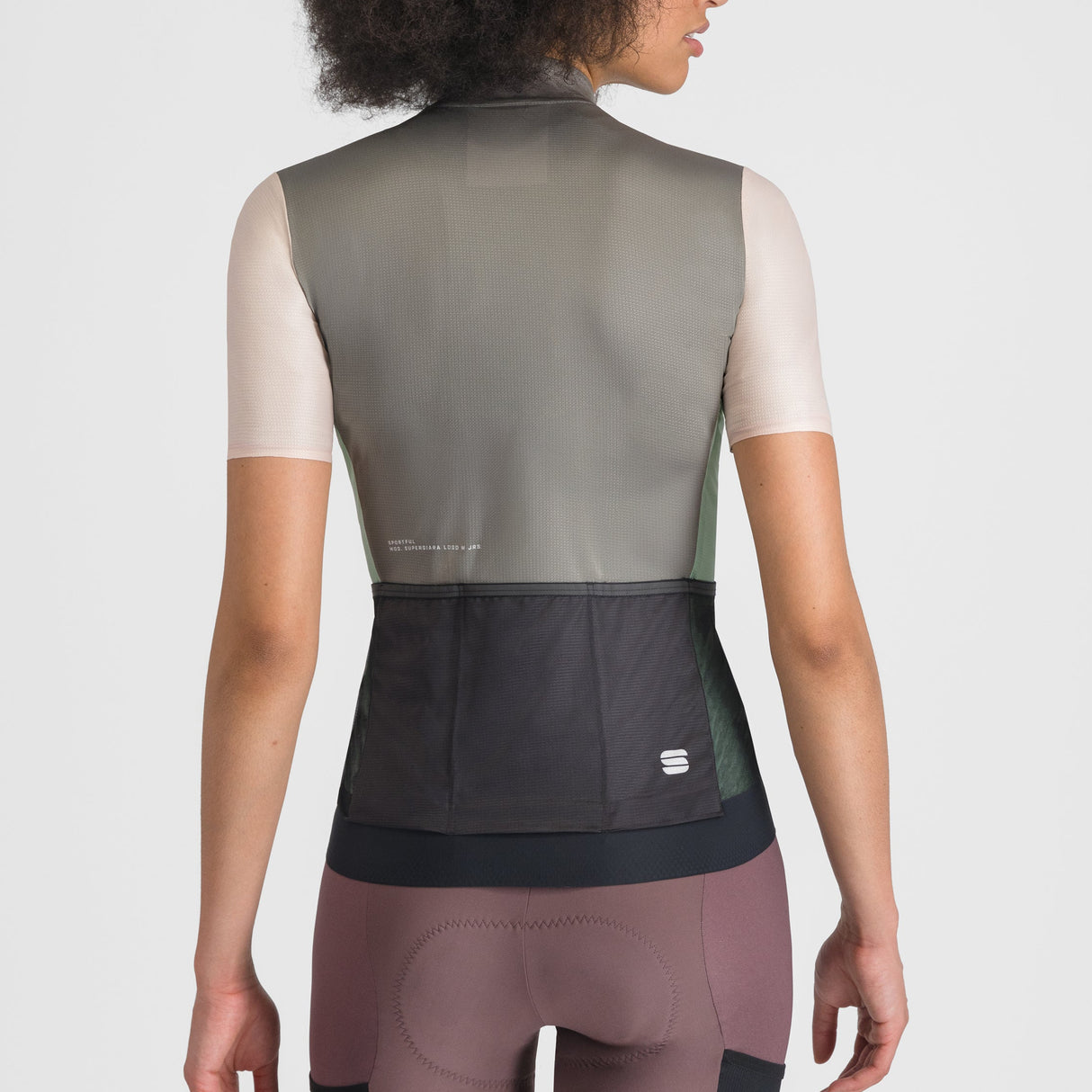 Maglia donna Sportful Supergiara Logo - Grigio - M