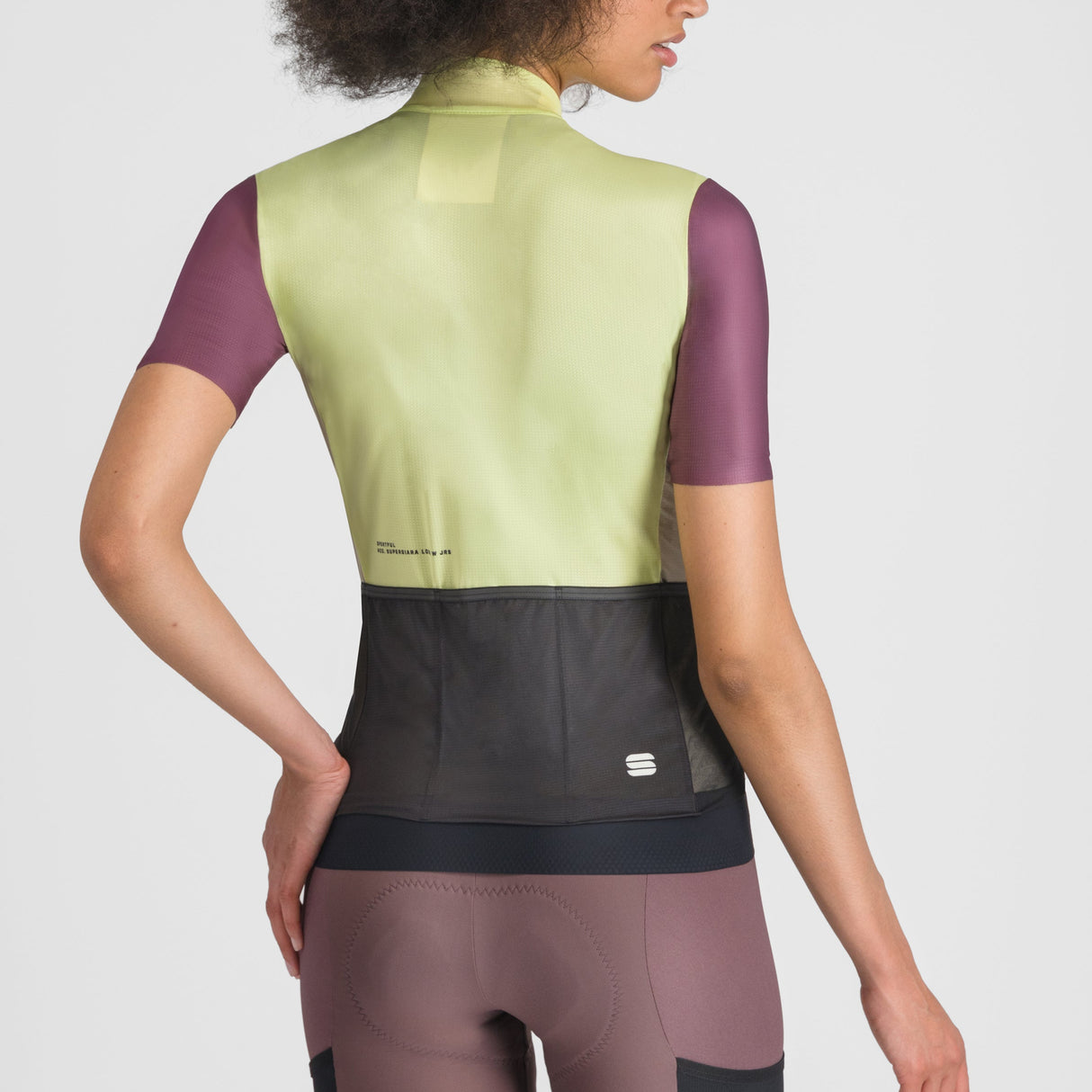 Maglia donna Sportful Supergiara Logo - Giallo - P