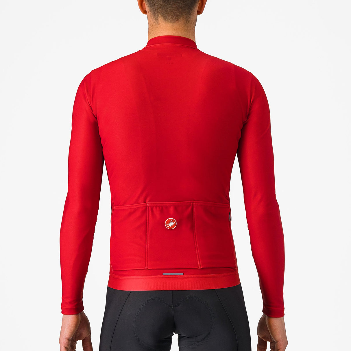 Maglia maniche lunghe Castelli Espresso Thermal - Rosso - L