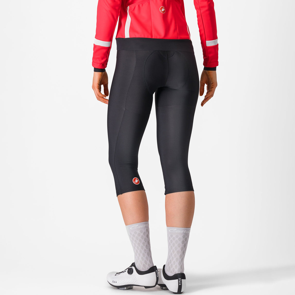 Bermuda donna con bretelle Castelli Entrata - Nero - A