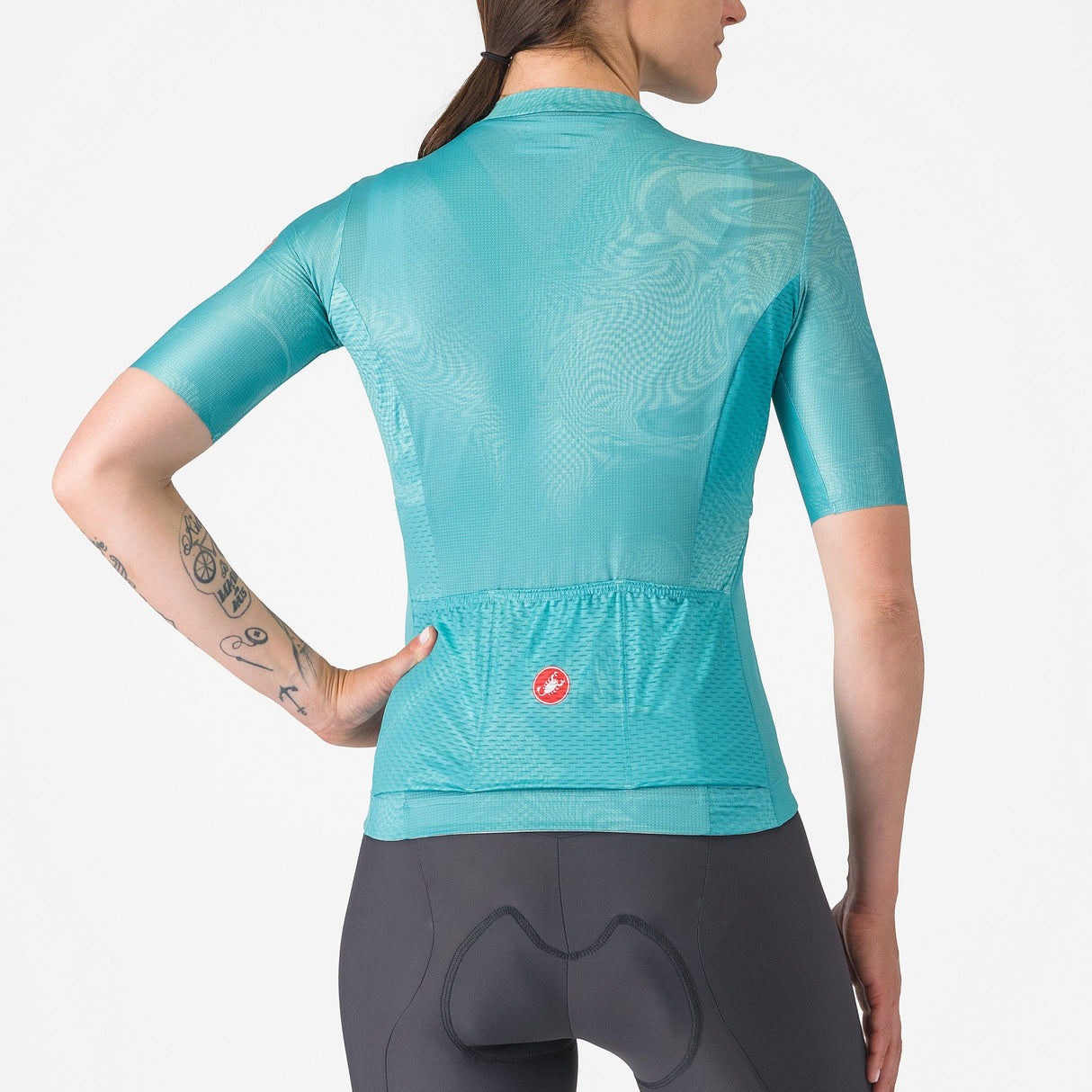 Maglia donna Castelli Fantasia - Azzurro - O