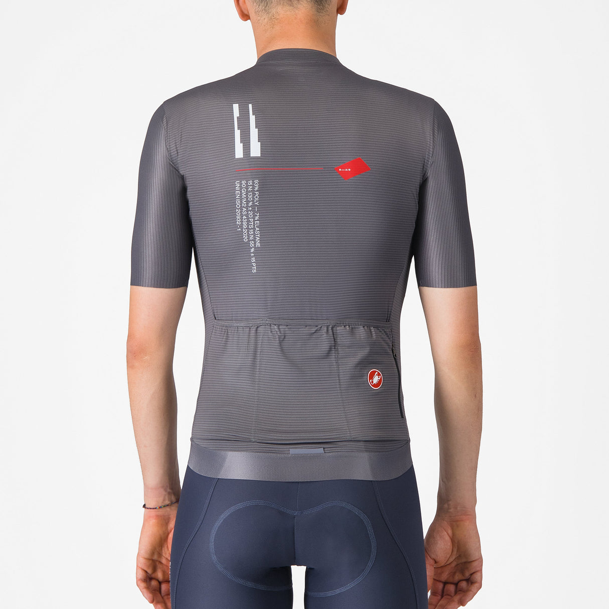Maglia Castelli Espresso R-A/D - Grigio - H