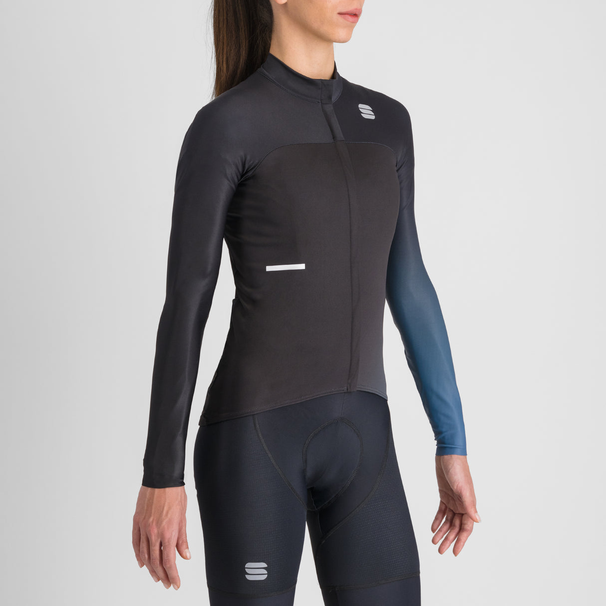 Maglia maniche lunghe donna Sportful Bodyfit Pro - Nero azzurro - A