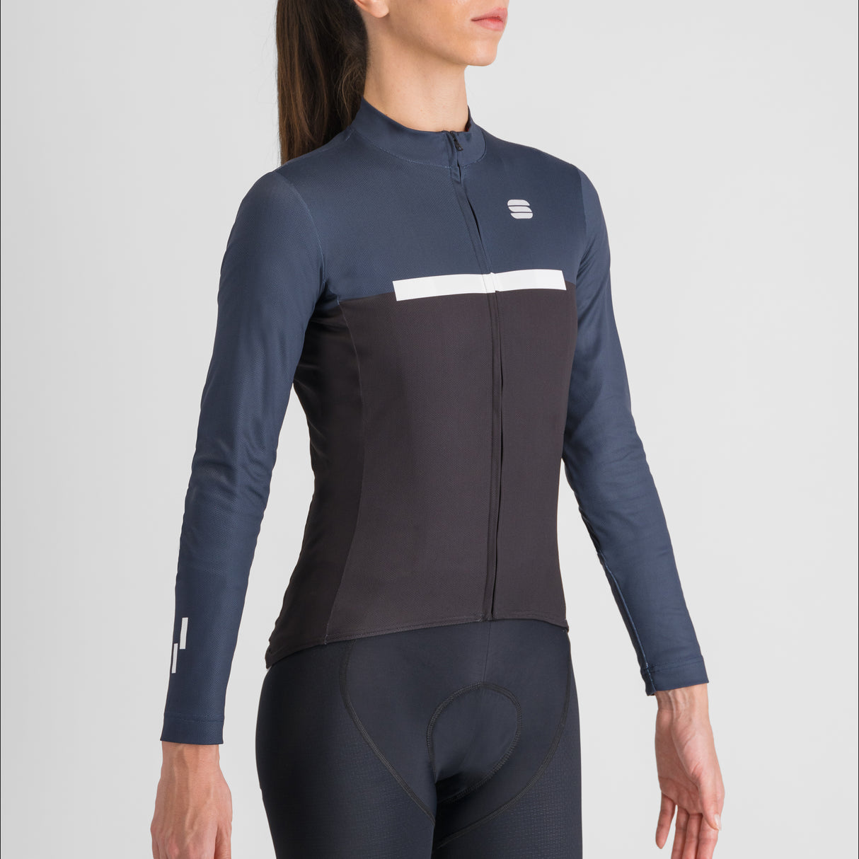 Maglia maniche lunghe donna Sportful Pista - Nero - C