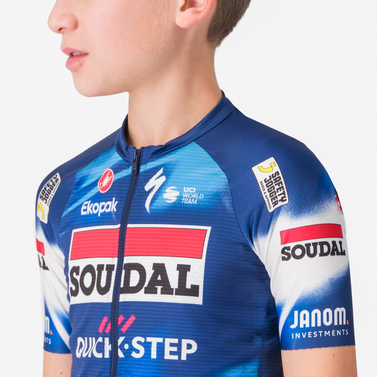 Maglia bambino Castelli Soudal Quick-Step 2025 Aero - Q