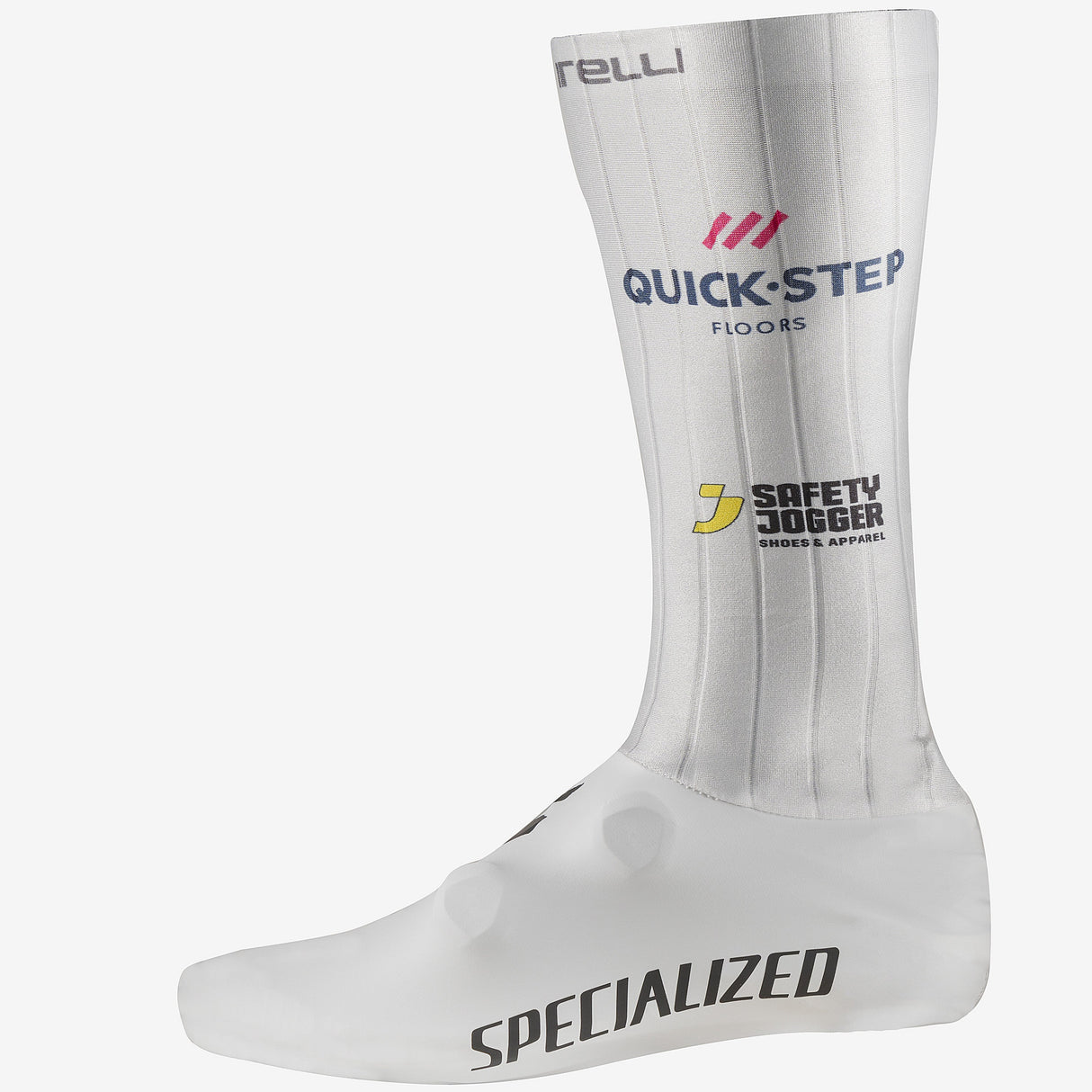 Copriscarpe Castelli Soudal Quick-Step 2025 Fast Feet 2 TT - N