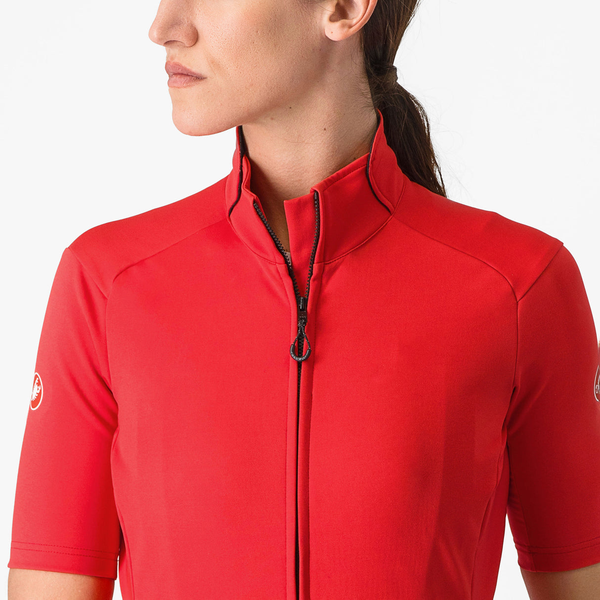 Maglia donna Castelli Perfetto RoS 2W Wind - Rosa scuro - O