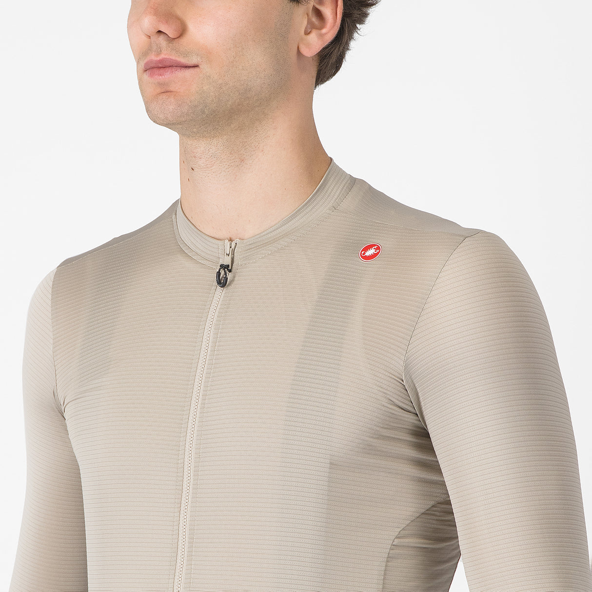 Maglia maniche lunghe Castelli Espresso - Beige - O