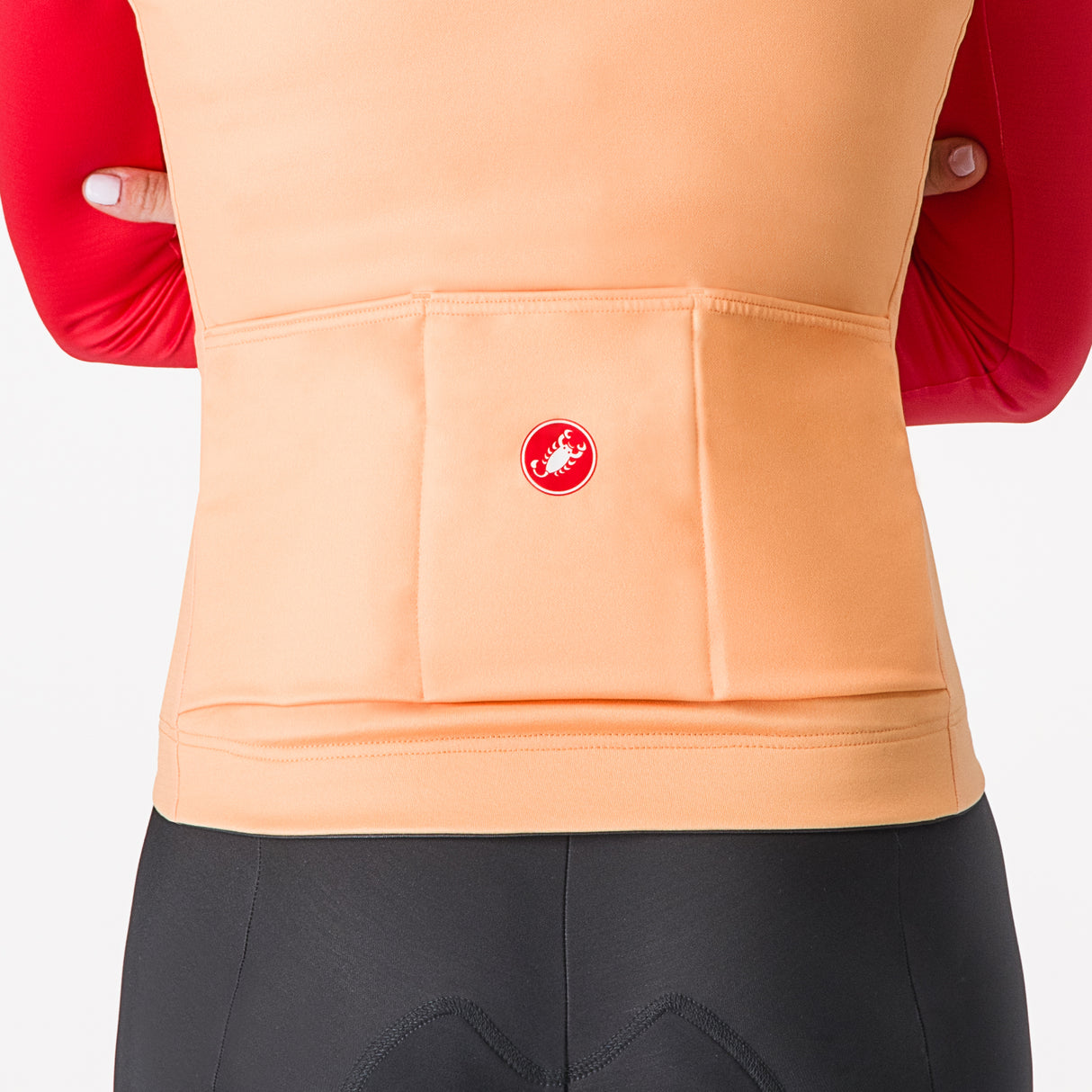 Maglia donna maniche lunghe Castelli Tornare - Arancio - A