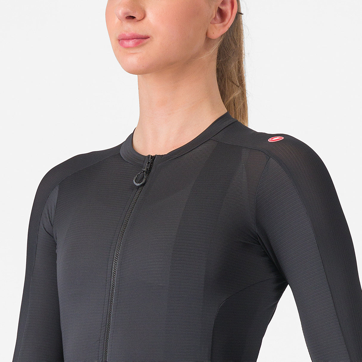Maglia donna maniche lunghe Castelli Espresso - Nero - E