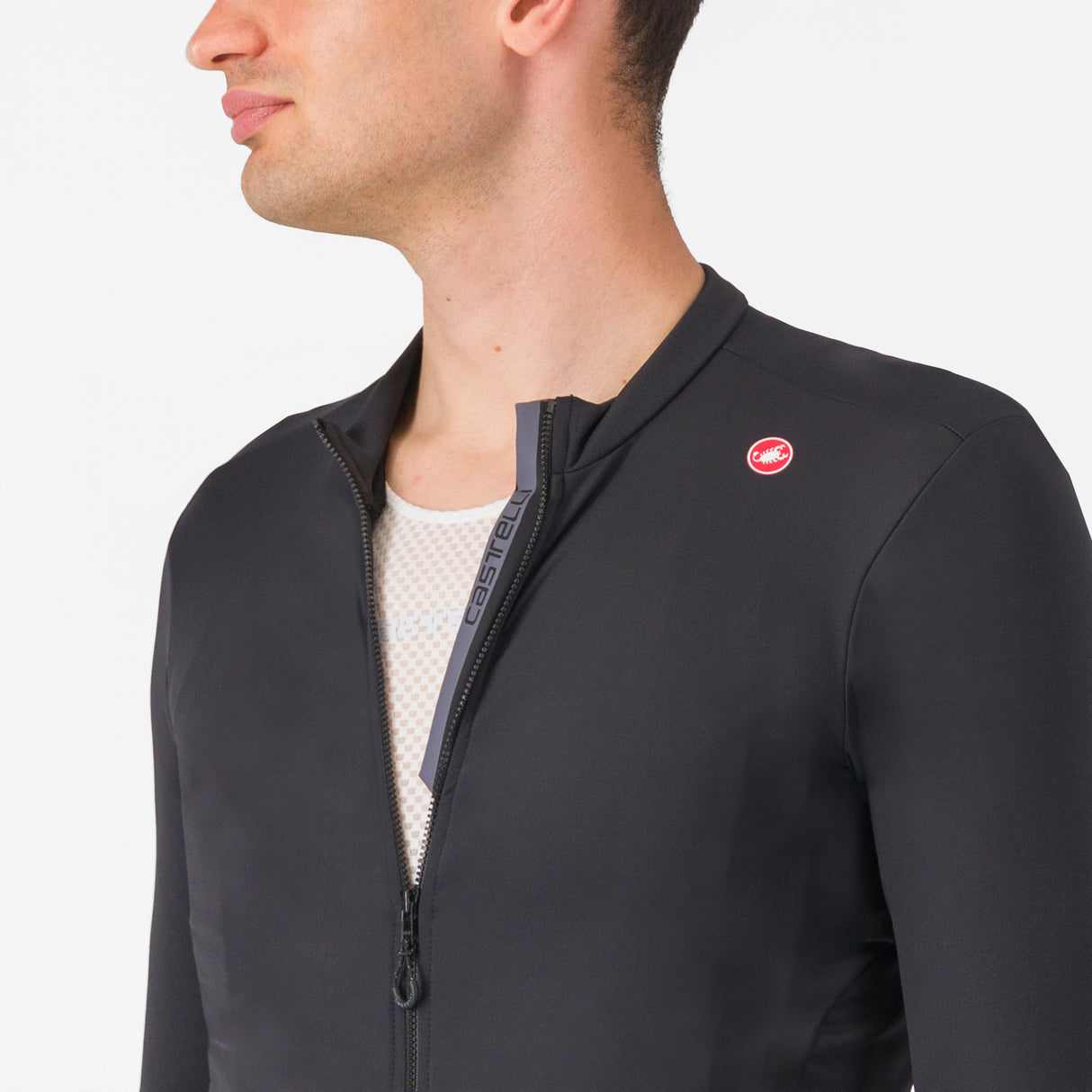 Maglia maniche lunghe Castelli Espresso Thermal - Nero - B