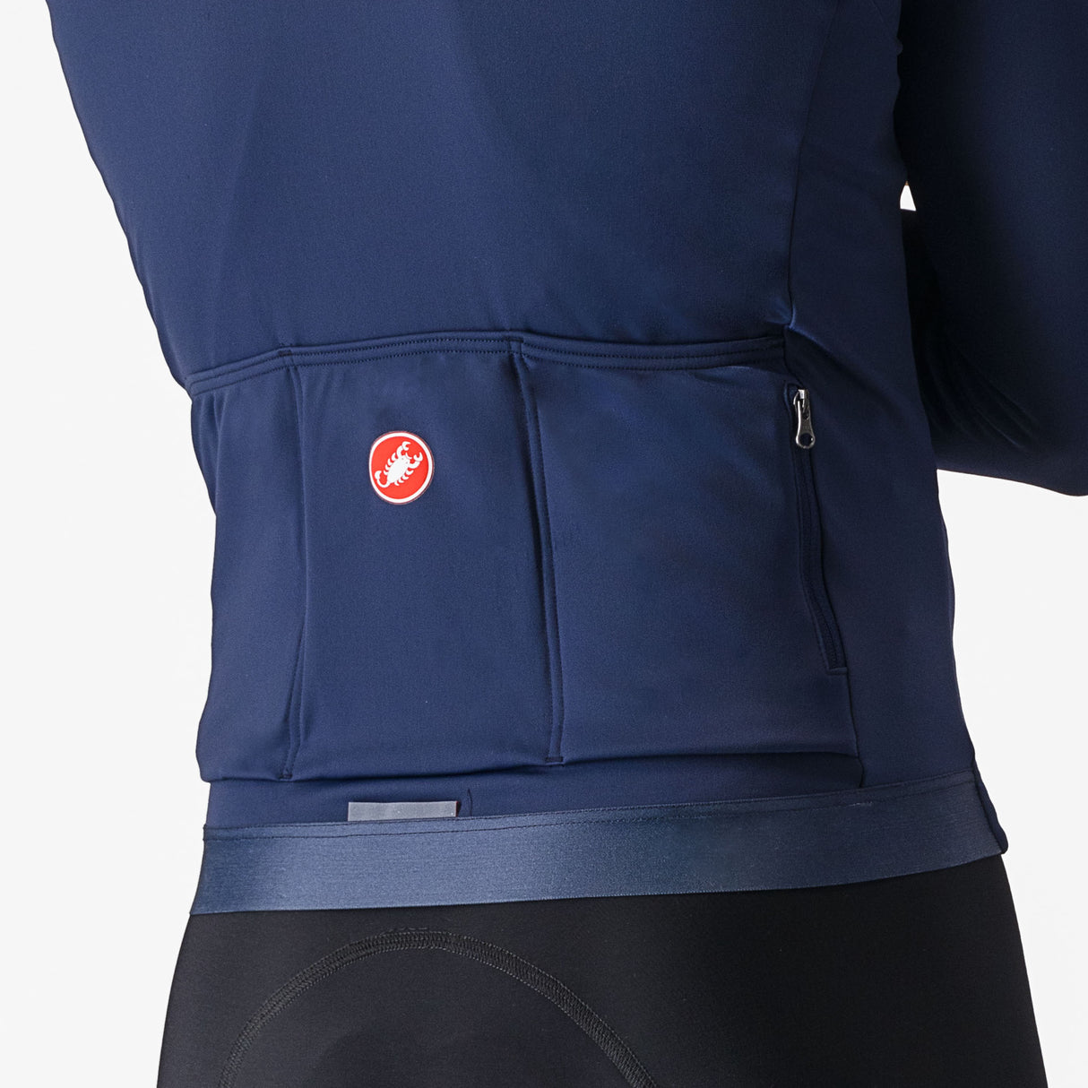 Maglia maniche lunghe Castelli Espresso Thermal - Blu - F