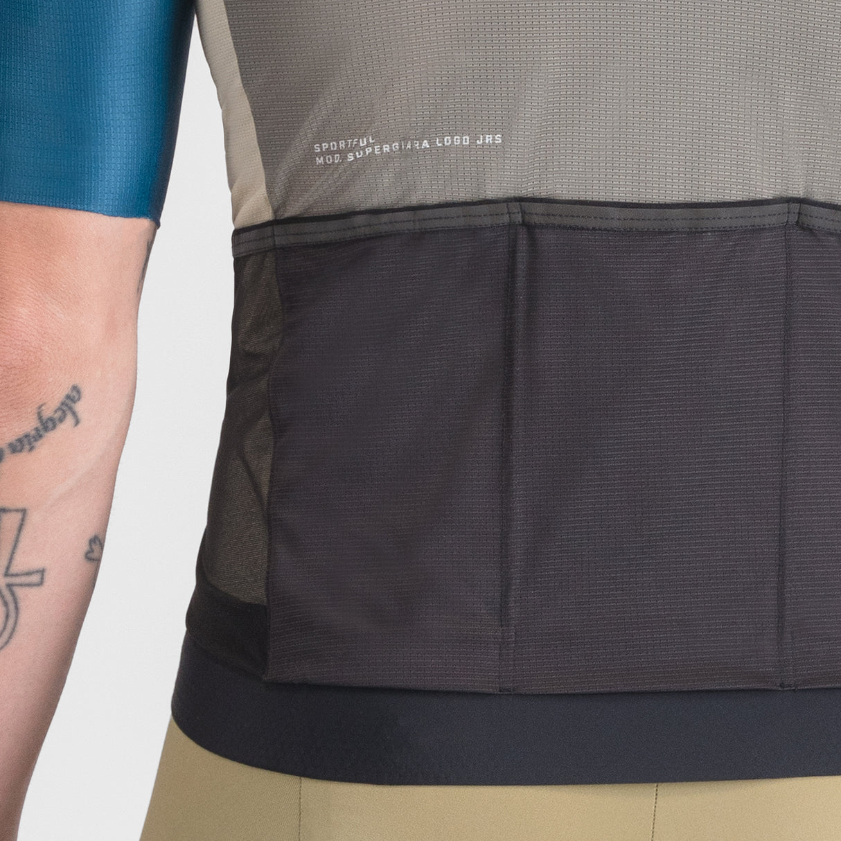 Maglia Sportful Supergiara Logo - Grigio - A