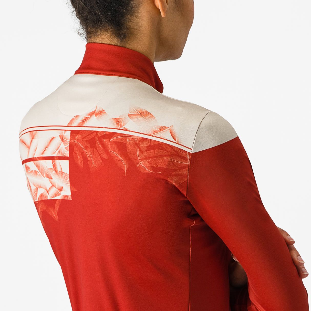 Maglia donna maniche lunghe Castelli Unlimited Thermal - Rosso - E