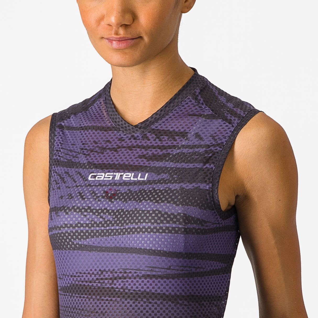 Maglia donna senza maniche Castelli Insider 2 - Viola - D