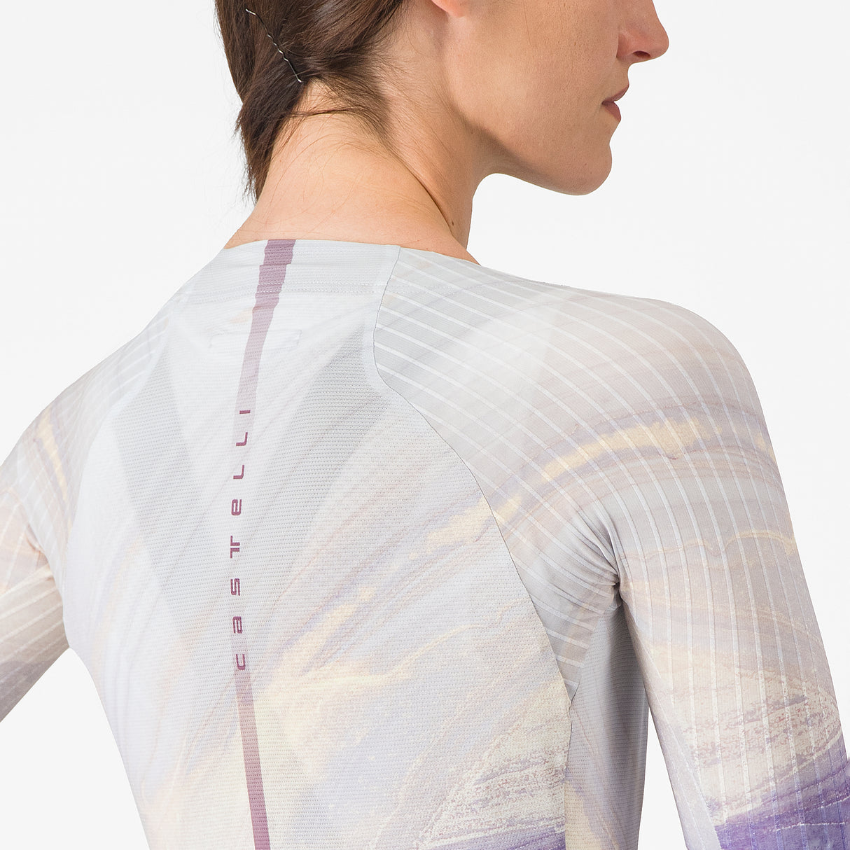 Maglia donna Castelli Aero Pro 8S - Viola - L