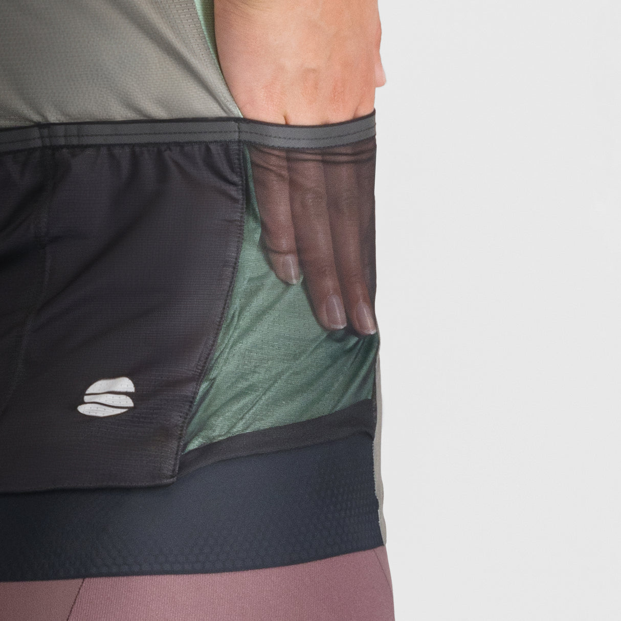 Maglia donna Sportful Supergiara Logo - Grigio - P