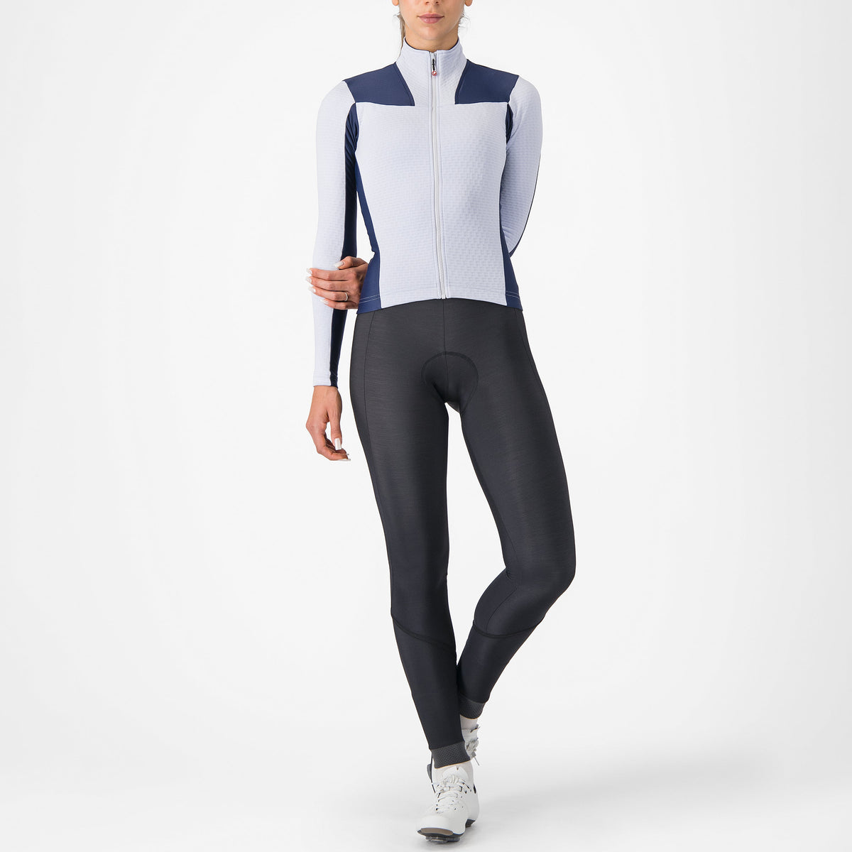 Castelli Sfida 3 frau langarmtrikot - Grau