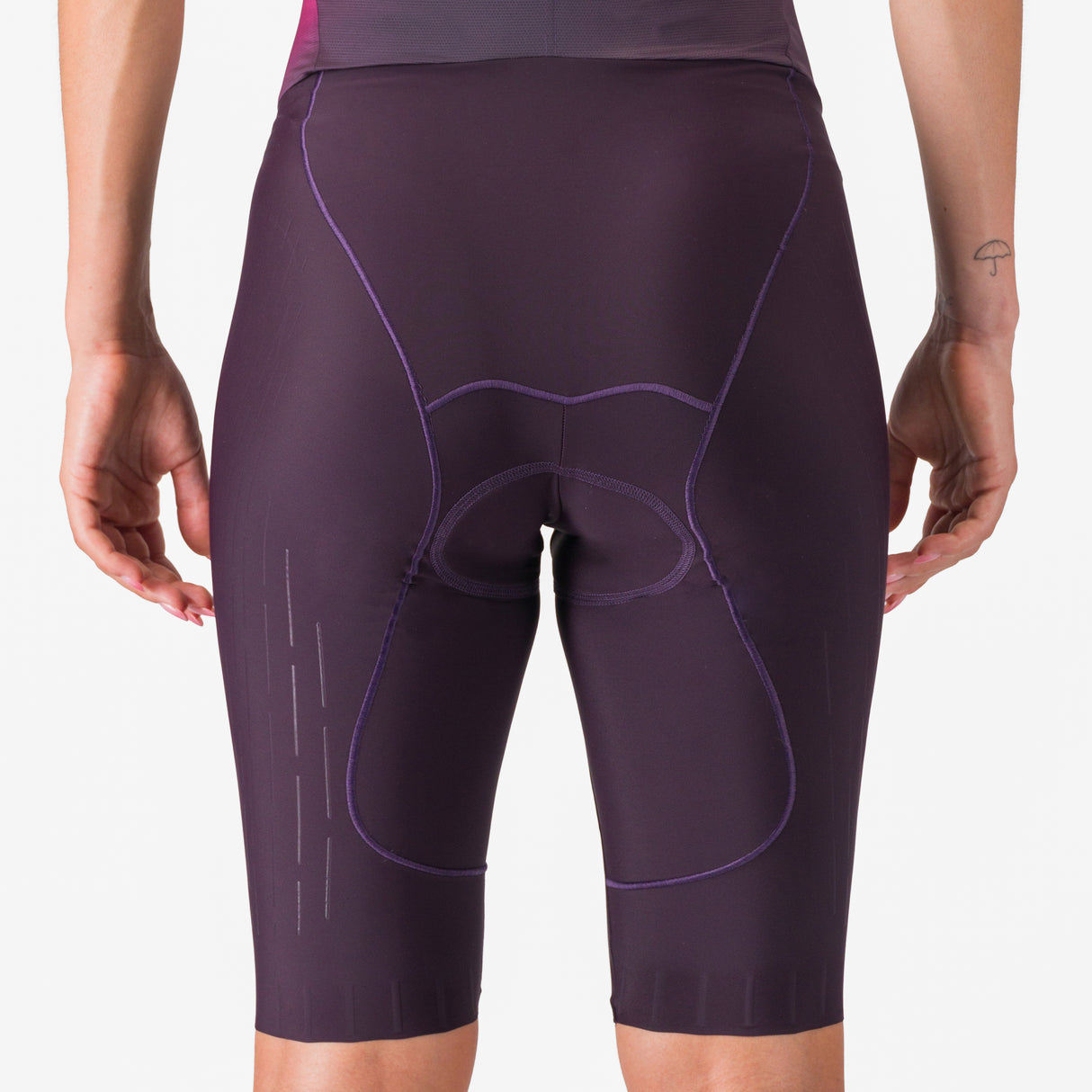 Body donna senza maniche Castelli Free Sanremo 3 Suit - Viola - N