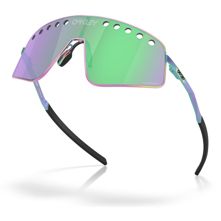 Occhiali Oakley Sutro TI Sweep - Polished Oil Slick Prizm Road Jade - C