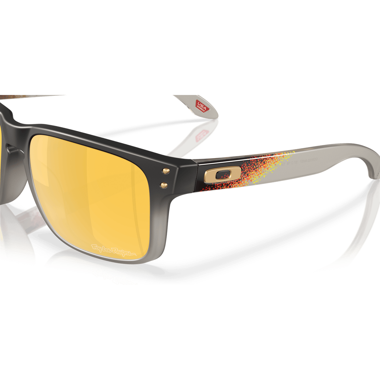 Occhiali Oakley Holbrook Troy Lee Design - Black Fade 24K Polarized - N