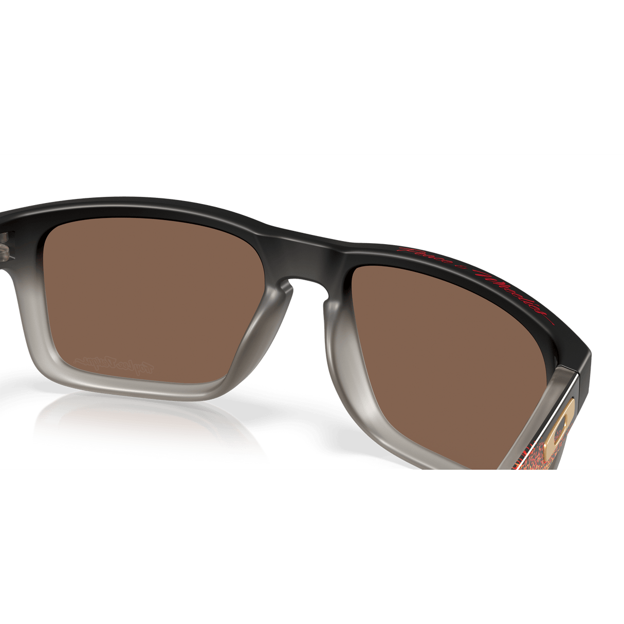 Occhiali Oakley Holbrook Troy Lee Design - Black Fade 24K Polarized - O
