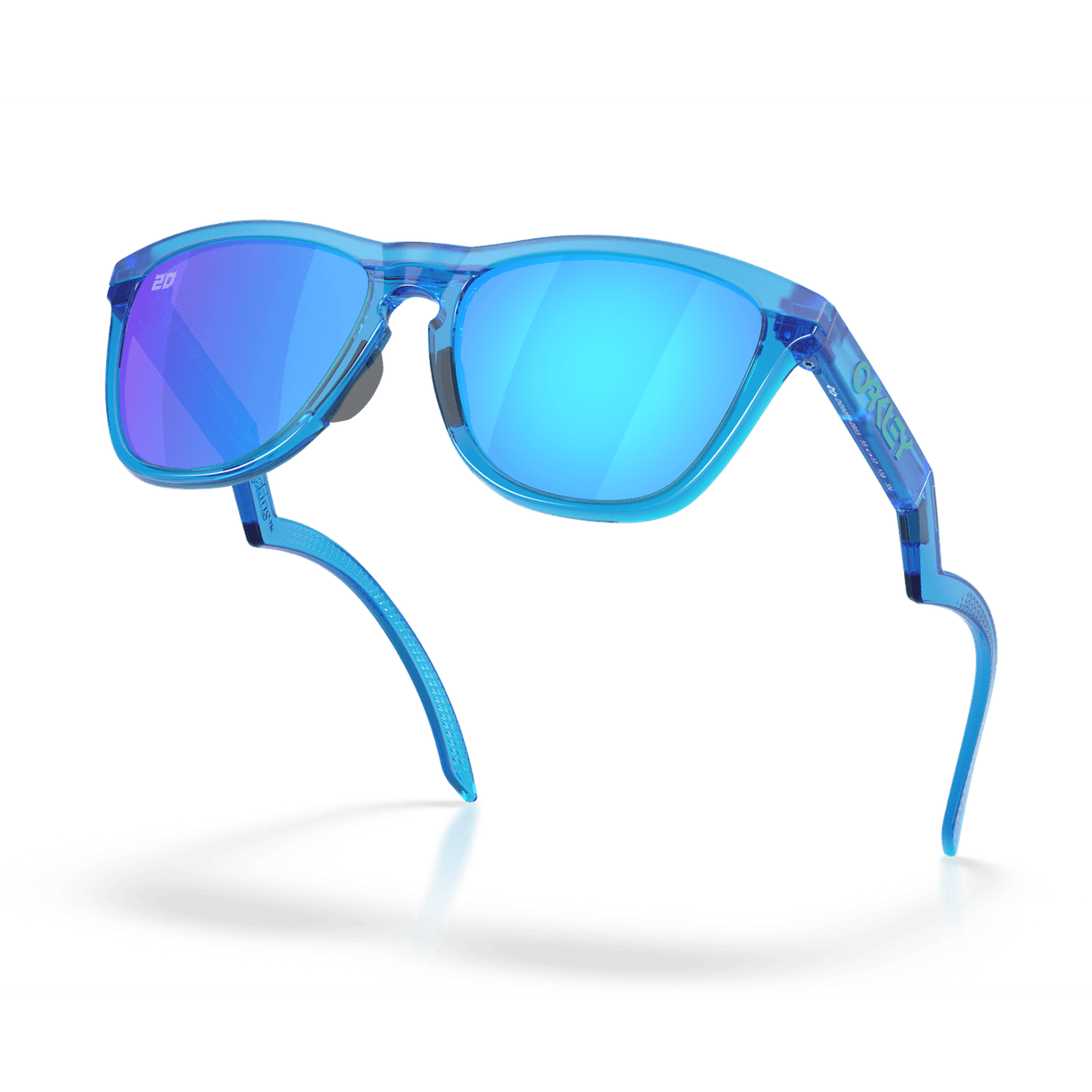 Occhiali Oakley Frogskins Hybrid Fabio Quartararo - Matte Acid Blue Prizm Sapphire - Q