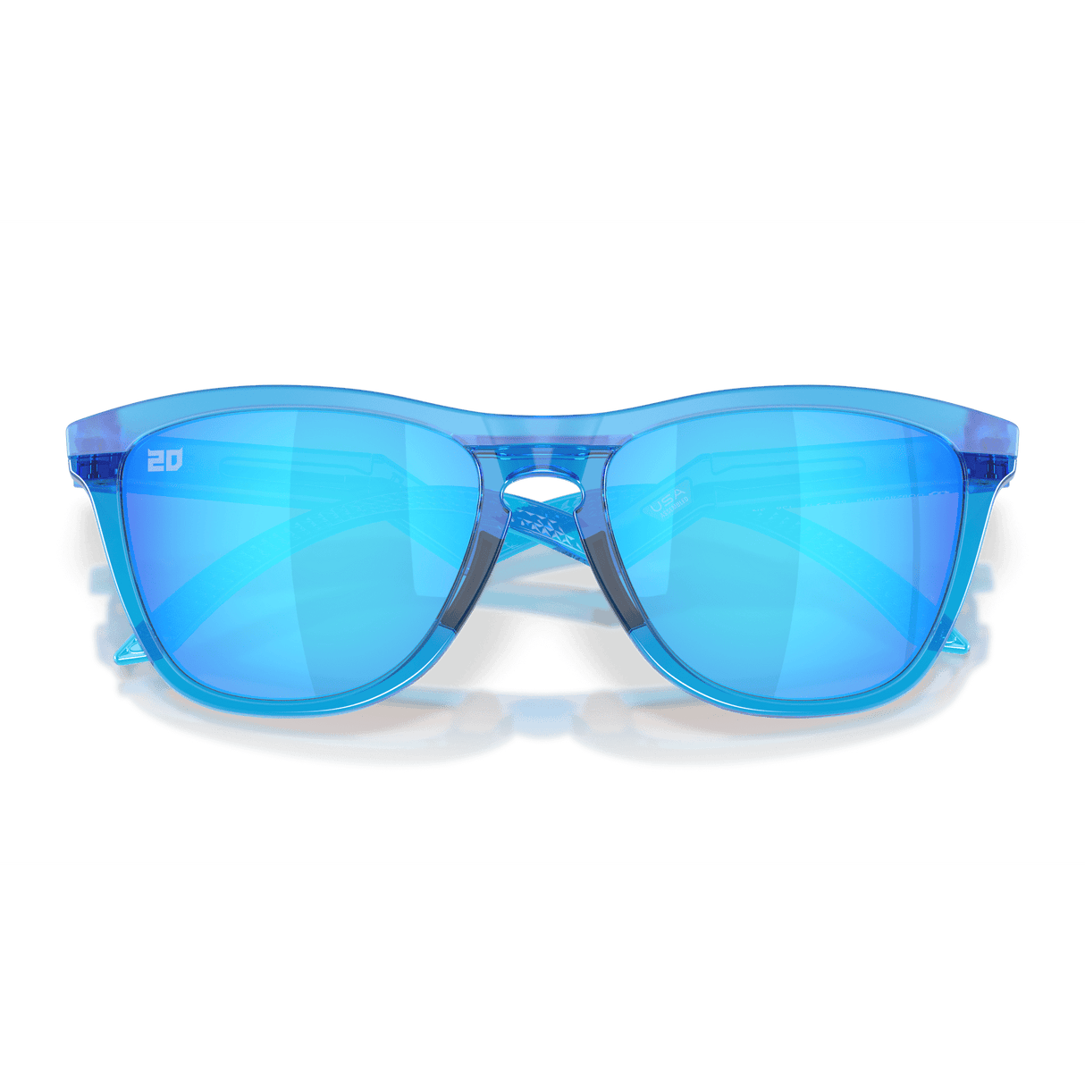 Occhiali Oakley Frogskins Hybrid Fabio Quartararo - Matte Acid Blue Prizm Sapphire - C