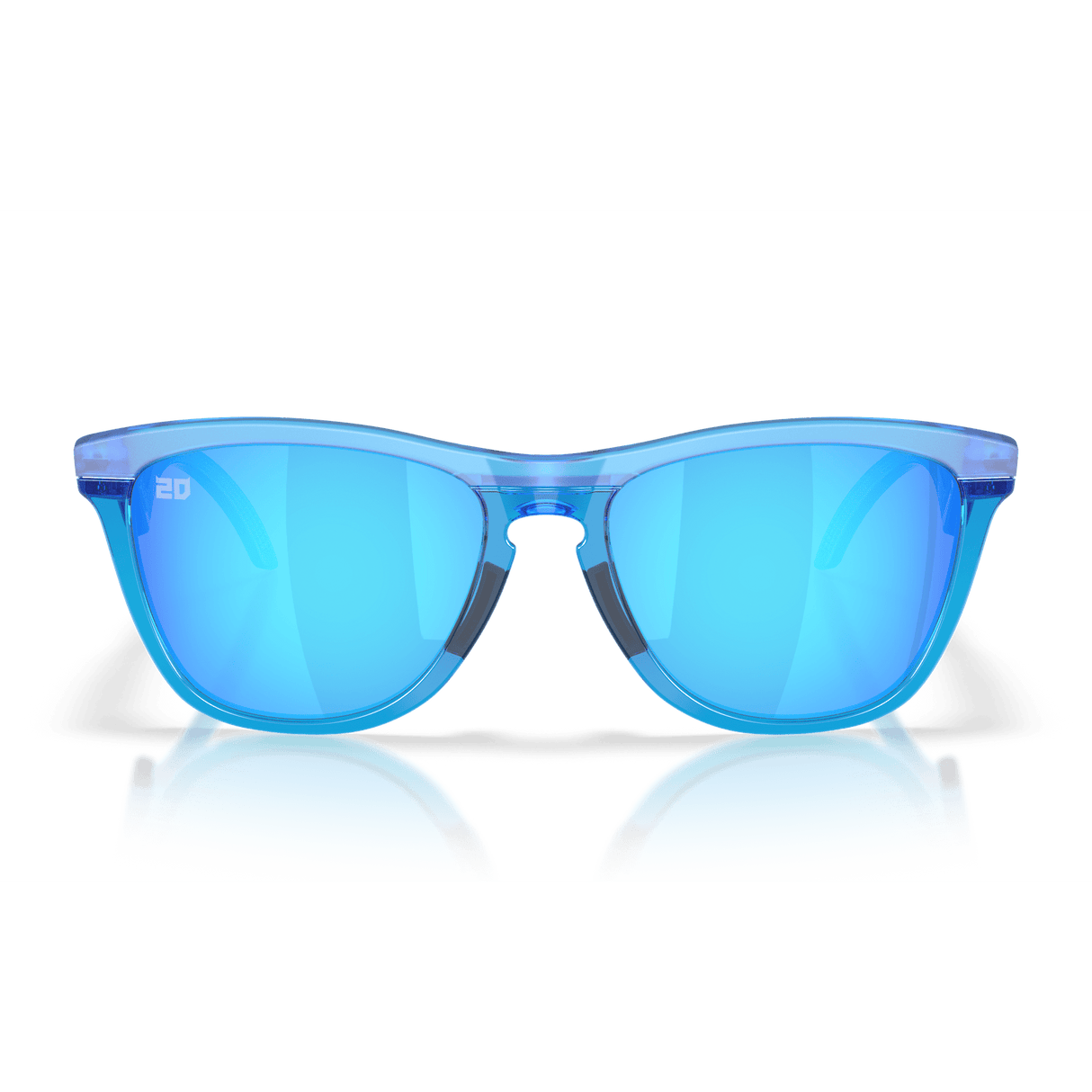 Occhiali Oakley Frogskins Hybrid Fabio Quartararo - Matte Acid Blue Prizm Sapphire - P