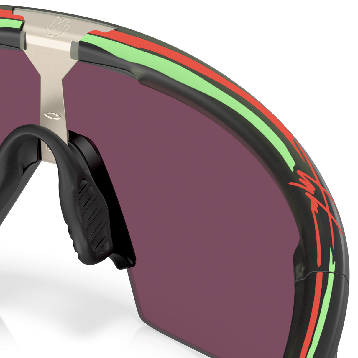 Occhiali Oakley Sphaera Troy Lee Design - Matte Olive Ink Prizm Road Black - N