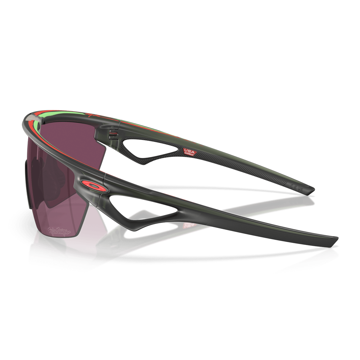Occhiali Oakley Sphaera Troy Lee Design - Matte Olive Ink Prizm Road Black - G
