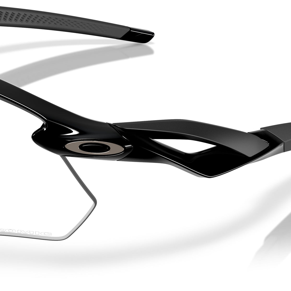 Occhiali Oakley Radar Plate - Polished Black Clear to black Iridium Photochromic - O