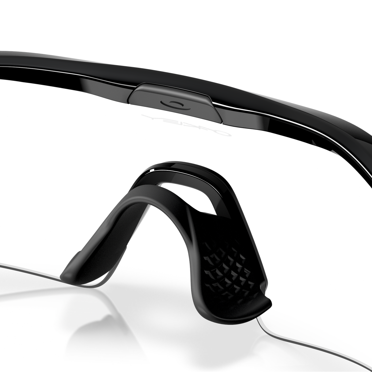 Occhiali Oakley Radar Plate - Polished Black Clear to black Iridium Photochromic - P