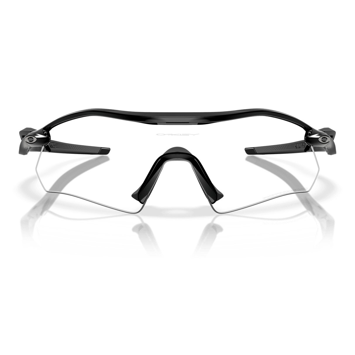 Occhiali Oakley Radar Plate - Polished Black Clear to black Iridium Photochromic - B
