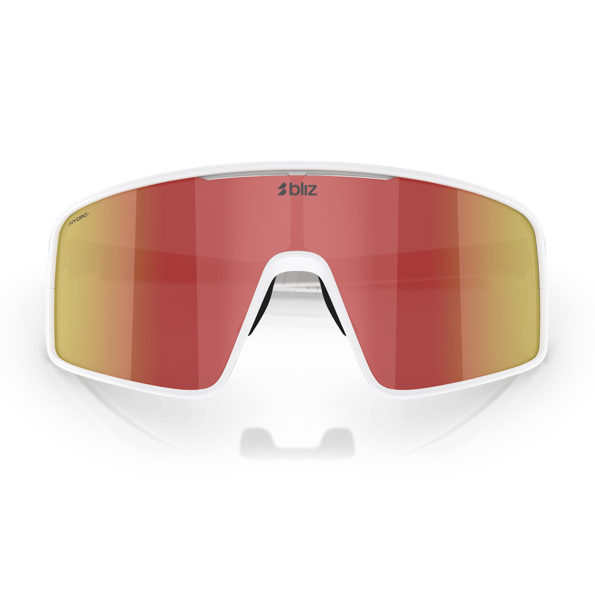 Occhiali Bliz P001 - Matt White Brown W Red Mirror - D