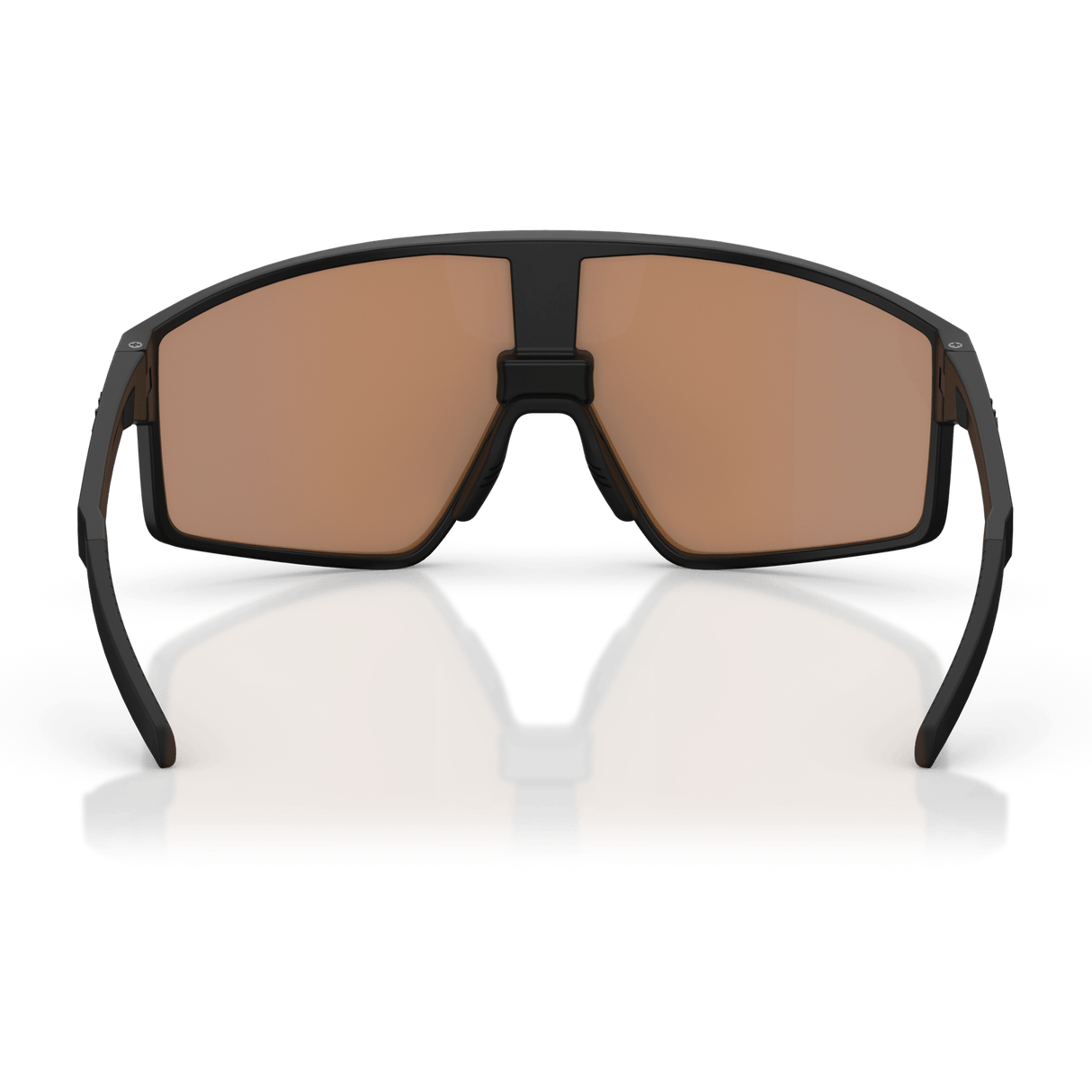 Occhiali Bliz P002 - Matt Black Coral-Orange Mirror Blue - M