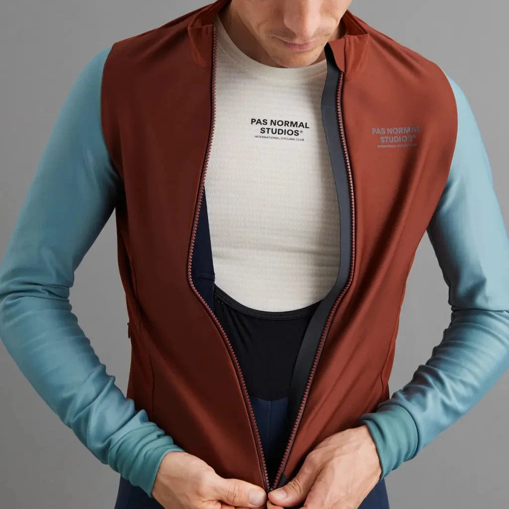 Maglia maniche lunghe Pas Normal Studios Mechanism Thermal - Marrone blu - F