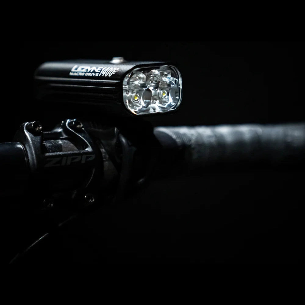Luce anteriore Lezyne macro drive 1400+ - Nero - O