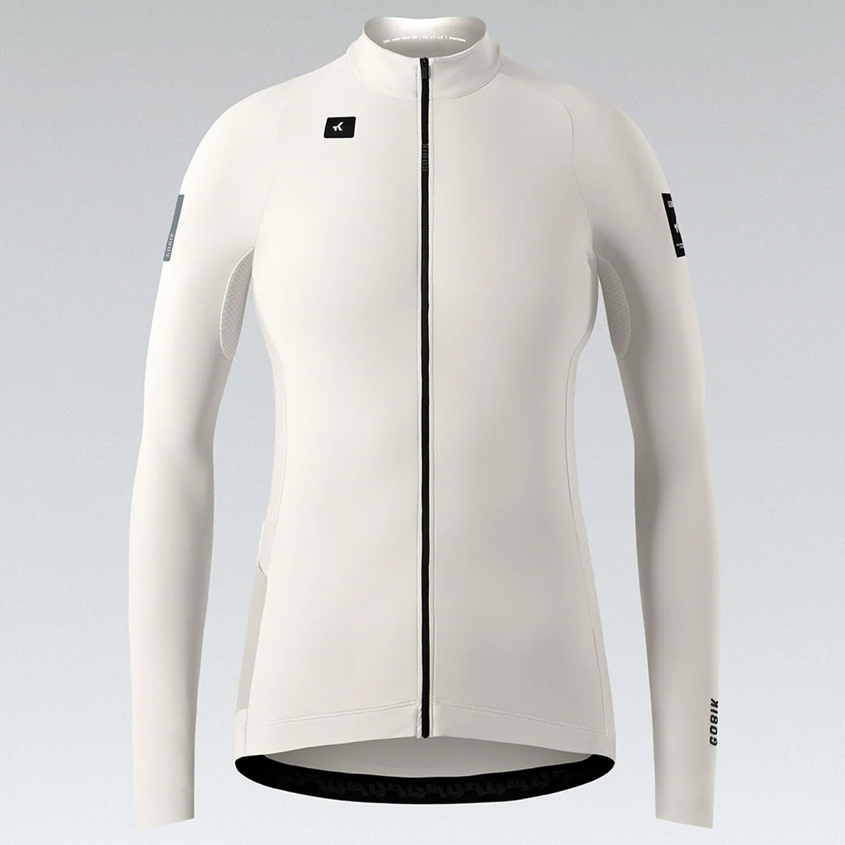 Maglia donna maniche lunghe Gobik Pacer Solid 2.0 Crepe - Beige